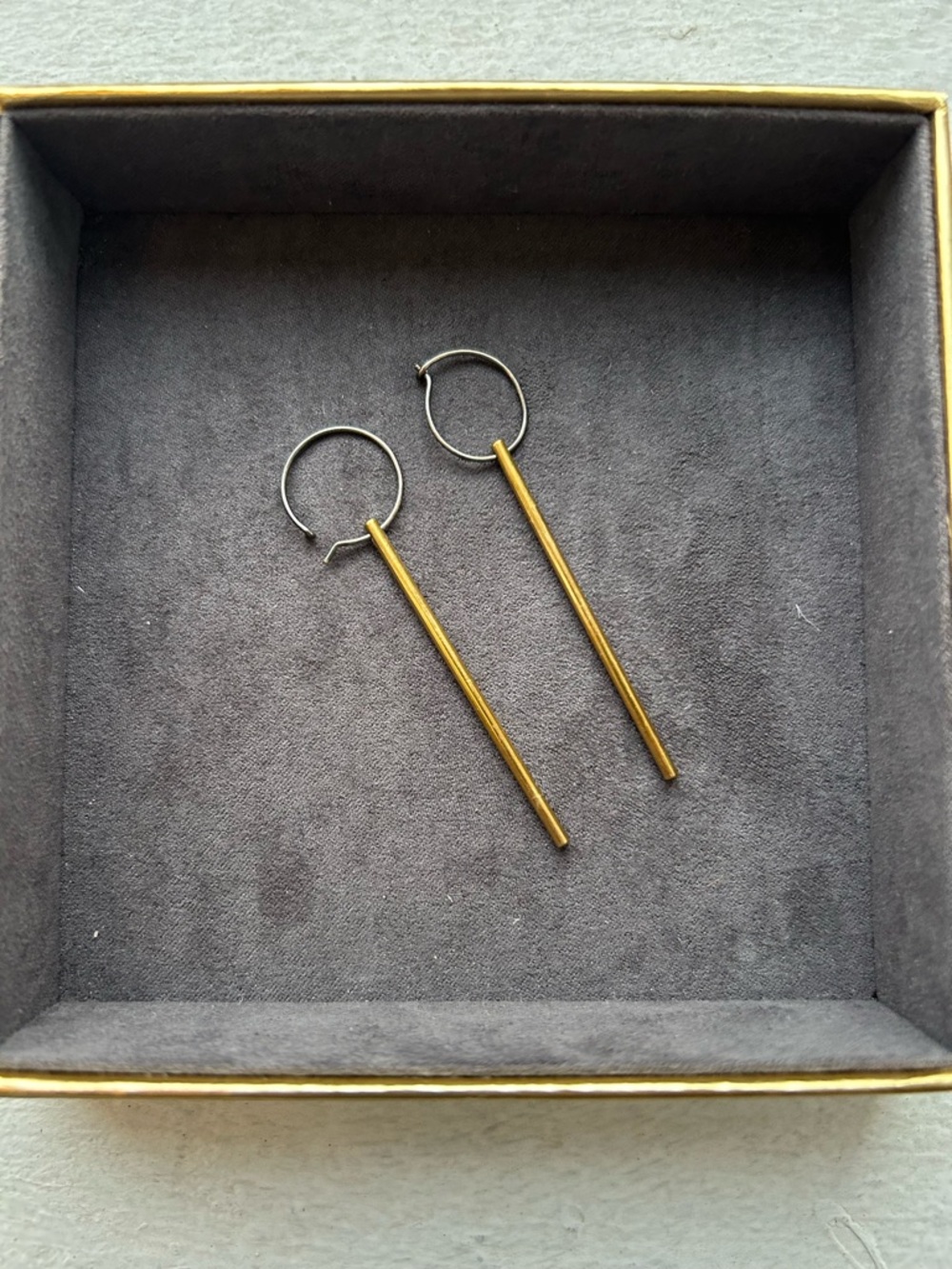 Gold And Silver Drop Earrings
Made In South Africa